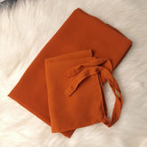 Hijab & Niqab Set - Strong Orange